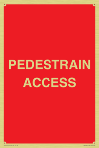 PEDESTRAIN ACCESS